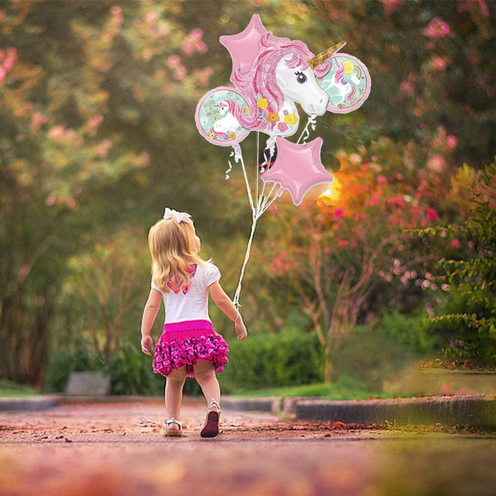 40" Unicorn Balloons Birthday Party Decorations,Pink Unicorn Balloon for Unicorn Theme Party Supplies,Globos De Unicornio,Unicorn Theme Party Decor,Pink Birthday Backdrop