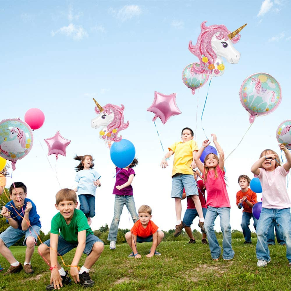 40" Unicorn Balloons Birthday Party Decorations,Pink Unicorn Balloon for Unicorn Theme Party Supplies,Globos De Unicornio,Unicorn Theme Party Decor,Pink Birthday Backdrop