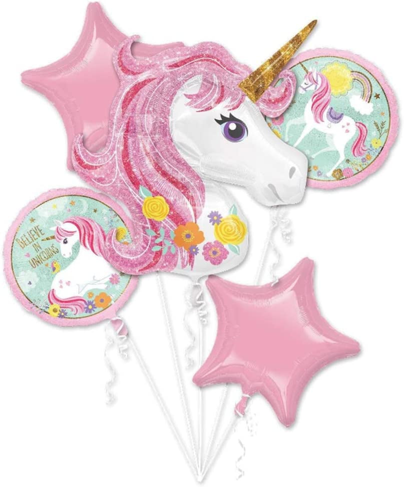 40" Unicorn Balloons Birthday Party Decorations,Pink Unicorn Balloon for Unicorn Theme Party Supplies,Globos De Unicornio,Unicorn Theme Party Decor,Pink Birthday Backdrop