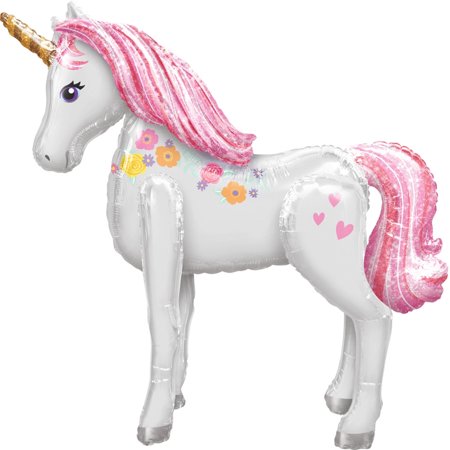 Unicorn Party Decorations Set with Unicorn Backdrop, Unicorn Foil