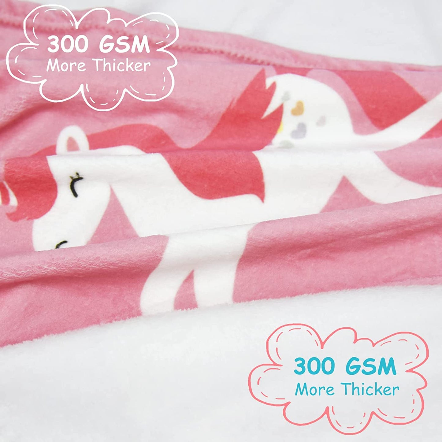 Unicorn Blanket for Girls Cute Kids Fleece Unicorn Throw Blanket Unicorns Gifts for Kids Birthday Christmas, Unicorn Decor for Girls Room 40X50 Inch