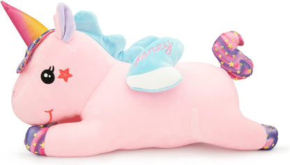 Unicorn Stuffed Animal - Unicorn Plush with Rainbow Horn - Kawaii Wings - Unicorn Gift for Girls - Pegasus Toys - Kids Plushie - Birthday Gifts - Age 3-4 - 5-6 - 7-8 - 9 Yrs