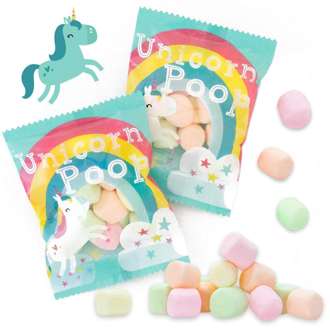 Yummy Unicorn Poop Marshmallows (24 Pack)
