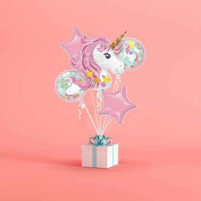 40" Unicorn Balloons Birthday Party Decorations,Pink Unicorn Balloon for Unicorn Theme Party Supplies,Globos De Unicornio,Unicorn Theme Party Decor,Pink Birthday Backdrop